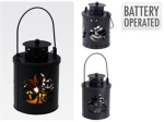 Halloweeni kaunistus Laterna LED-k&uuml;&uuml;nlaga, 12,5 cm