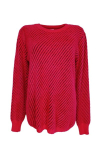 Naiste soe triibuline kampsun, L/XL