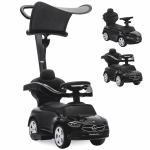 Laste elektriauto Mercedes-Benz, 3-in-1, must