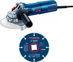 Nurgah&ouml;&ouml;vel - BOSCH - GWS 9-125 S - 125 mm - 900 W - 2.800&ndash;11.000 p/min