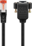 Cat 6 S/ftp v&otilde;rgukaabel, Rj45, must, 0,5m