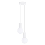 Sollux ripplamp Halo 2P, valge