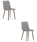 2-osaline s&ouml;&ouml;gitoolide komplekt Kara, hall/pruun