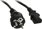 Posac-c13eu12 Toitekaabel C13, 1,2m, must