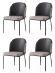 4-osaline s&ouml;&ouml;gitoolide komplekt Dore - 196, hall/must, Tool, Dore - 196 V4, 62x75x52 cm, Raud