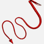 Rimbas Devil Tail Red, 180 cm, punane