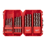 MILWAUKEE METALLIPUUR PUUR HSS-G 25 tk. /1-13mm/ THUNDERWEB.