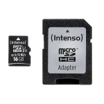 M&auml;lukaart Intenso micro SD UHS-I 16GB CL10