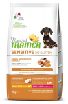 Kuivtoit koertele l&otilde;hega Natural Trainer Sensitive No Gluten v&auml;ikestele ja eriti v&auml;ikestele koerat&otilde;ugudele, 2 kg