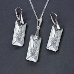 H&otilde;bedast Ehtekomplekt Diamond Sky &ldquo;Growing Crystal II&rdquo; Swarovski Kristallidega