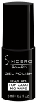 Matt pealis geellakk Sincero Salon Top Coat Velvet, 6 ml