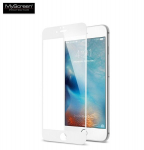 LCD kaitsev karastatud klaas MyScreen Diamond Edge Full Glue Apple iPhone 7/8/SE2 valge