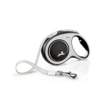 Flexi automaatne rihm New Comfort L, must, 5 m