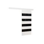 Uks ni&scaron;ile koos ADRK Furniture Milou 86, must/valge