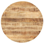 vidaXl lauaplaat tugevast mangopuidust, &uuml;mmargune, 25&ndash;27 mm 70 cm, Ruda