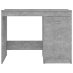 vidaXL kirjutuslaud, betoonhall, 100 x 50 x 76 cm puitlaastplaat