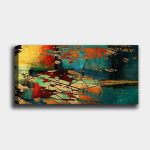 Reproduktsioon l&otilde;uendil Abstraktsioon, 30x80 cm