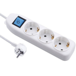 Pikendusjuhe Electraline 62050, 3 pistikupesa, 3 m