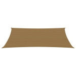 vidaXL p&auml;ikesepuri 160 g/m&sup2; pruunikashall 2 x 4,5 m HDPE
