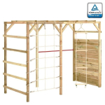 vidaXL turnimisraam 24 0 x100 x 170 cm, immutatud m&auml;nnipuit