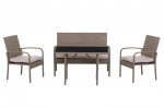 4-osaline aiam&ouml;&ouml;bli komplekt 4Living Antwerpen, pruun