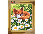 Kanvaa pildiga - tikkimiskomplekt, 22cm x 30cm, Collection D'Art, 6328K
