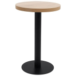vidaXL bistroolaud, helepruun, 50 cm, MDF