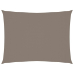 vidaXL oxford-kangast p&auml;ikesepuri, ristk&uuml;lik, 2,5x3,5 m pruunikashall, Tumehall