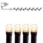 Valguskett 40 soe-valge LED tulega, 3,9m ja 10m toitkaabel, sise/v&auml;lis, IP44