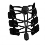 Elastsed &uuml;mmargused kinnituste ja otstega kingapaelad 3 mm 100 cm, v&auml;rv must