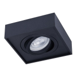 Milagro valgusti Nusa Square Black
