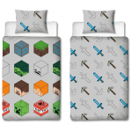 Laste voodipesu komplekt Minecraft, 2 tk (140 x 200 cm)