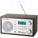 Retro stiilis k&ouml;&ouml;k raadio koos &auml;ratuskellaga, bluetooth