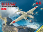 Liimitav mudel ICM 72203 Japanese Heavy Bomber Ki-21-Ib Sally 1/72