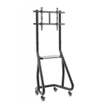 Teleri kinnitus Mobiilne alus Techly 37-80" kuni 80kg, riiuliga