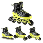 NH18192 4IN1 BLACK-GREEN SIZE L(39-43) IN-LINE SKATES/HOCKEY ICE SKATES