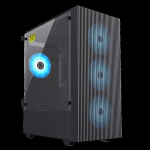 Korpus Gamemax Karp EDGE, EDGE, 3 x 3.5", 5 x 2.5", M-ATX, Must, 2 x USB 2.0, 1 x USB 3.0, 1 x k&otilde;rvaklapid