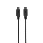Silicon Power USB-C - USB-C kaabel LK15CC SP1M0ASYLK15CC1K, 1 m, 60 W, 480 Mb/s, USB 2.0, must, PVC