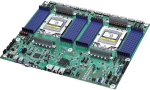 Emaplaat Asrock GENOA2D24G-2L+ emaplaat, 350mm, 430mm, UEFI AMI, 24x288pin, 12TB, 2xRJ-45, 4xUSB 3.2, 1xVGA, 6xventilaator