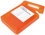 Logilink UA0133O kaitsekarp 3,5" HDD-le, oranž, p&otilde;rutuskindel, veekindel, sildiga