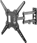 Teleri kinnitus Toetustelg TV seinale - SAVIO - UTV-03 - Kallutatav - 55'' - Max koormus 30 kg - Must