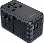 Choetech Pd6028 reisadapter Eu / Us / Aus / Uk 2x Usb-c 2x Usb-a 100w