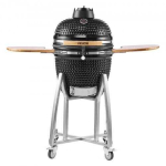 Keraamiline Kamado grill-suitsuahi VEVOR, 45 cm, rataste ja termomeetriga