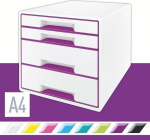 Leitz sahtlite korraldaja CUBE, lilla - valge