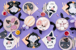 Party Deco paberist taldrikud Halloweeni peole, 6 tk.