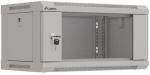 Lanberg serverikapp Wardrobe instalacyjna Rack wisząca 19" 4U 540x350 Grey drzwi przeszklone ( flat pack)