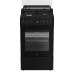Gaasipliit Whirlpool W5G8LMSWTB gaasipliit elektriahjuga