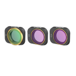 Sunnylife MM3-FI415, 3 filtrit CPL+ND8+ND16, DJI Mini 3 Pro, 0.9g/0.7g, optiline klaas, alumiinium