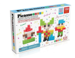 Magnetkonstruktor PicassoTiles Magnetic Cubes PMC102, 102 tk.