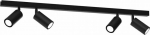Milagro Ceiling lamp HUDSON BLACK 4xGU10